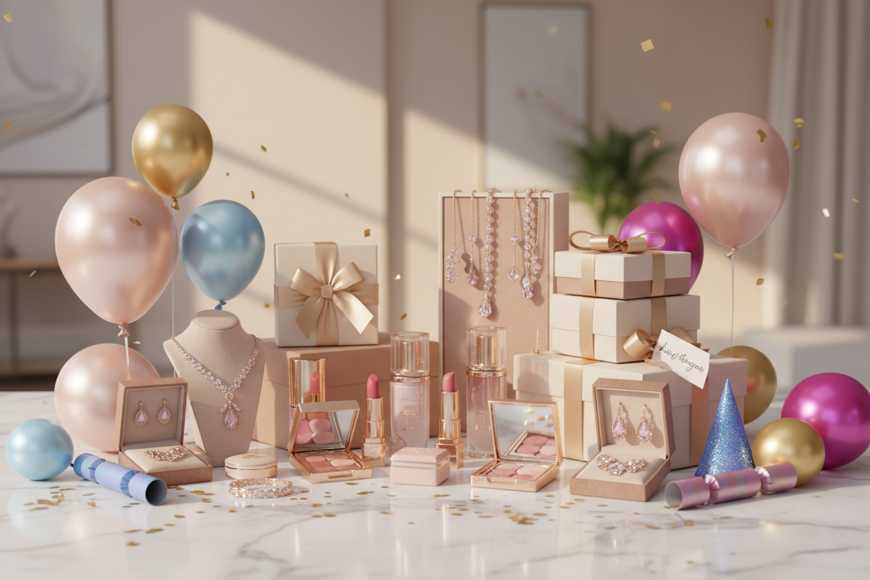 En trend kozmetik ürünleri, eşsiz hediyelik eşyalar, göz alıcı bijuteriler ve en eğlenceli parti malzemeleri sizleri bekliyor. Özel anlar için en güzel hediyeler burada!